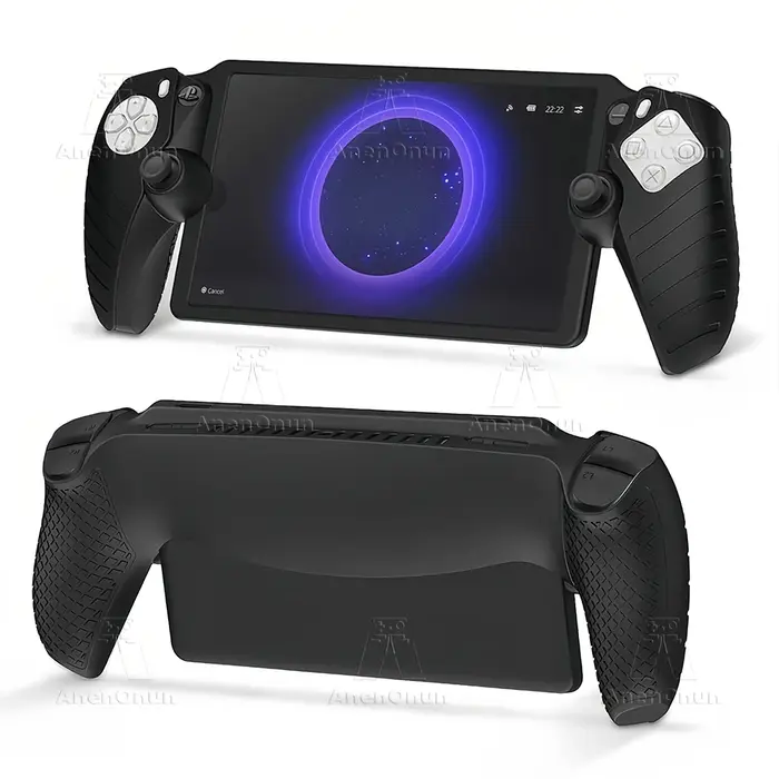 Coque en silicone pour portail PS Couverture complète Anti-chute Anti-rayures Protection complète Po
