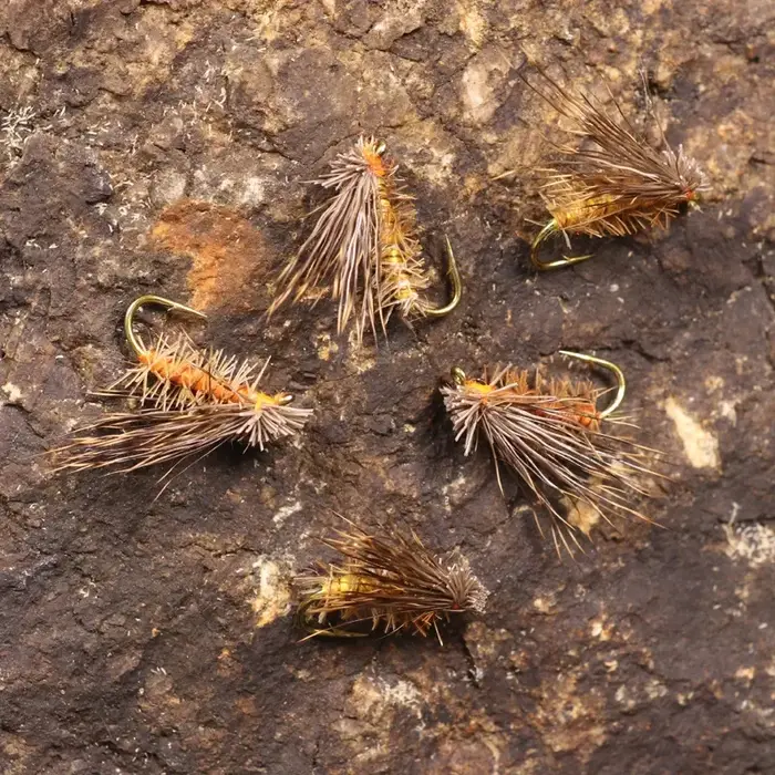 10 pièces/lot appât artificiel insectes leurre cerf cheveux secs mouche leurres de pêche doux bar de