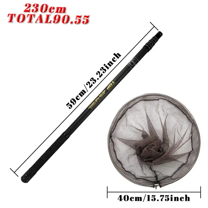 Filet d'atterrissage en carbone MBLN, réglable jusqu'à 320 cm, collapses de moins de 60 cm, construc