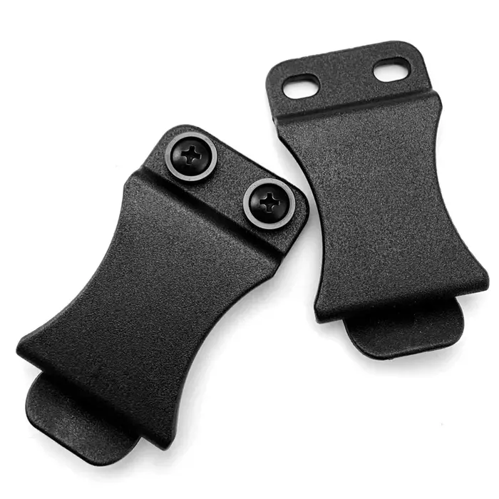 Clip de ceinture pour étuis pour pistolets Kydex et gaine de couteaux-(à l'intérieur de la ceinture/