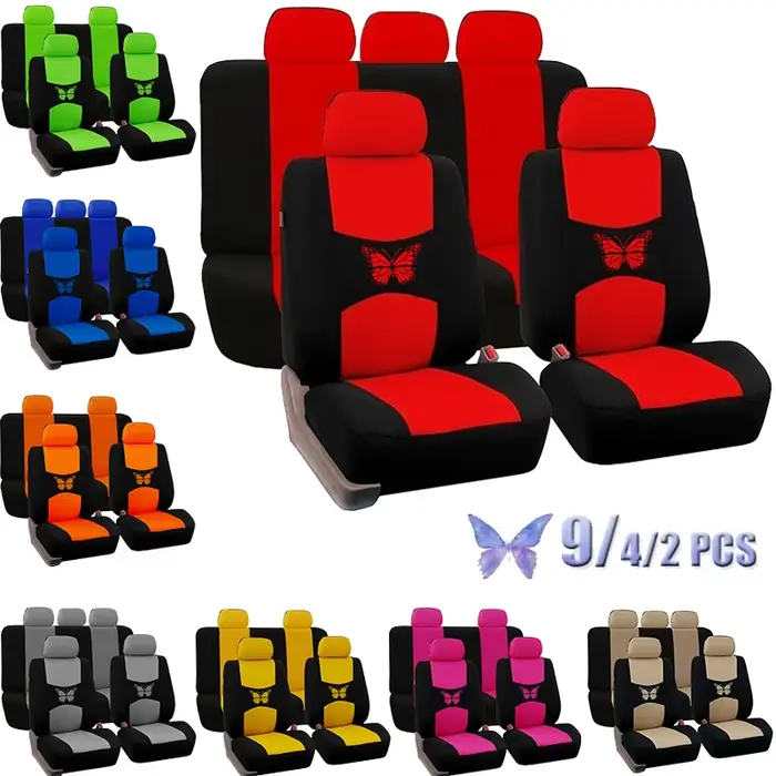 Housses de siège de voiture universelles pour femmes, housses de protection, accessoires d'intérieur