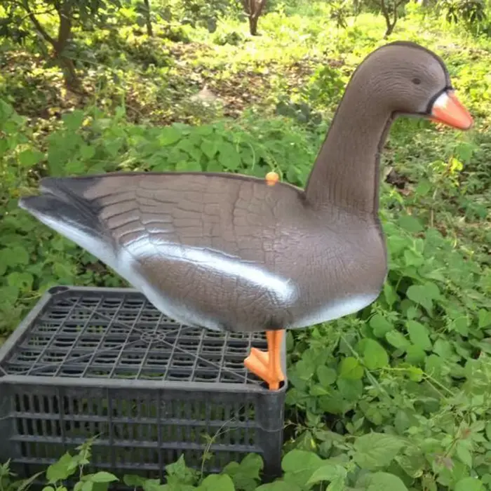 Leurre de chasse oie réaliste 3D corps entier corbeau - Décoration de jardin et épouvantail