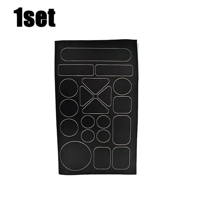 Lot de 1 à 5 patchs de réparation auto-adhésifs noirs imperméables pour vêtements, formes variées, r