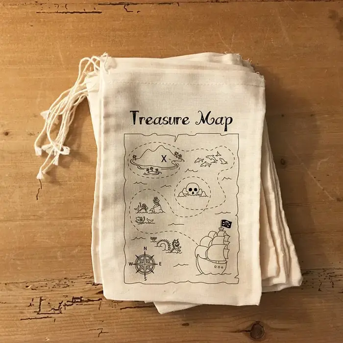 Sacs cadeaux de carte au trésor pour enfants, 10 pièces, chasse au trésor, aventure, décorations de 