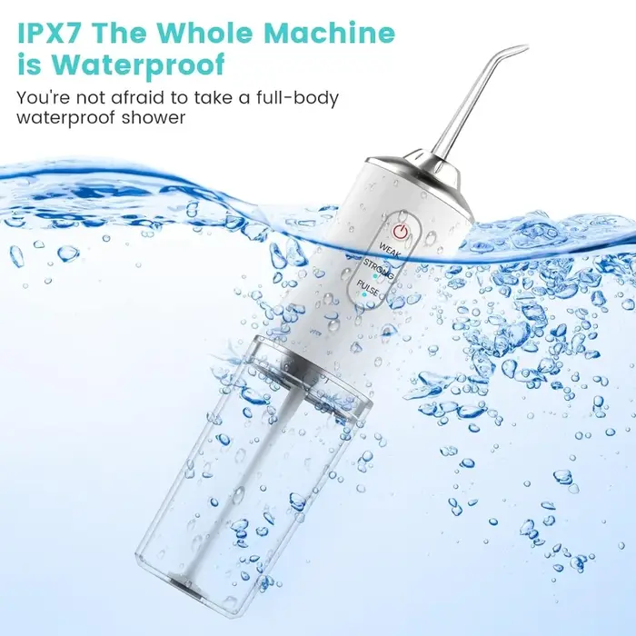 Flosserfor à eau sans fil portable professionnel pour dents, irrigateur oral rechargeable avec 3 mod