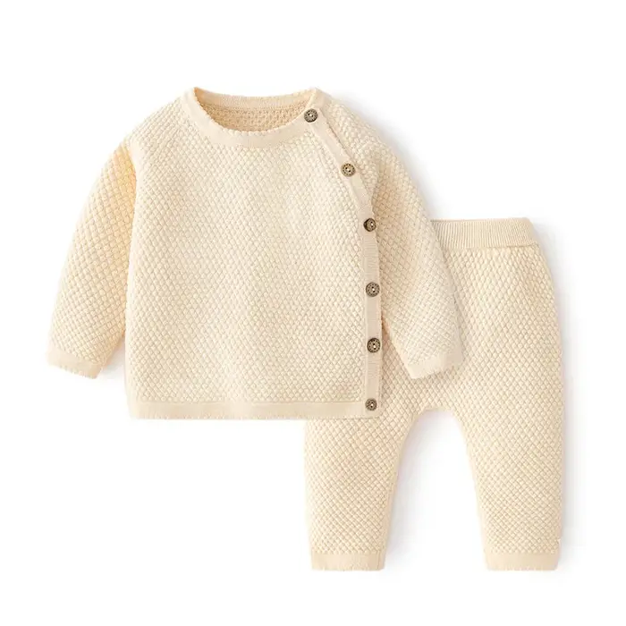 Ensemble pyjama en coton pour bébé garçon et fille, vêtements pour nouveau-né, pull et pantalon, pri