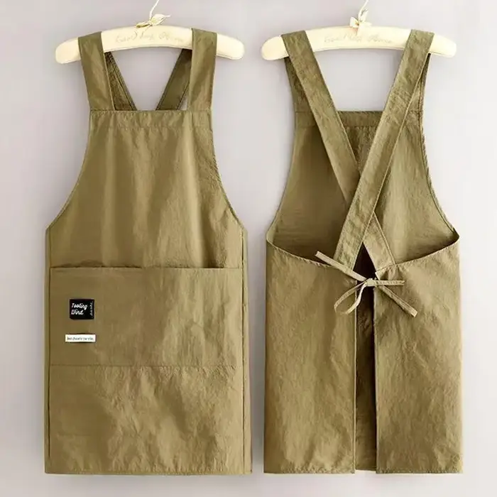 Tablier de Cuisine en Coton et PVC Élégant et Durables Pour Adultes Occasions Spéciales et Travaux Intenses