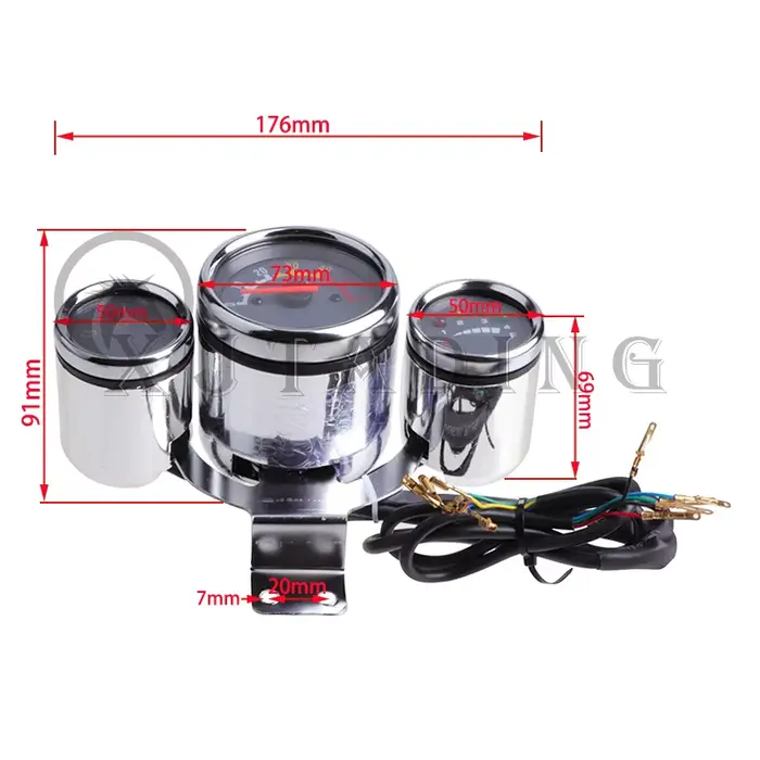 Ensemble de Compteur de Vitesse pour Moto