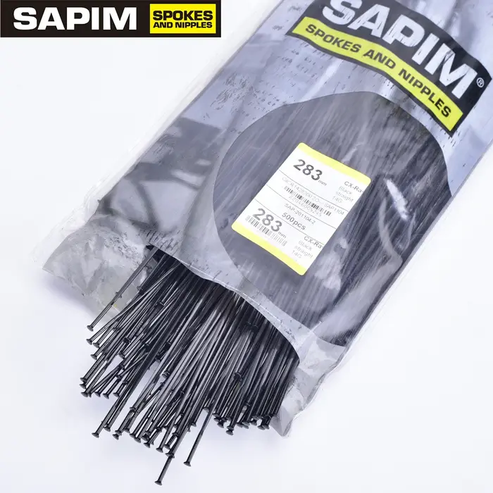 SAPIM CX-Ray Aero Bladed Bicycle Spokes J-BEND Straight rid CX RAY Spoke 2.0-0.9*2.2-2.0mm 14G