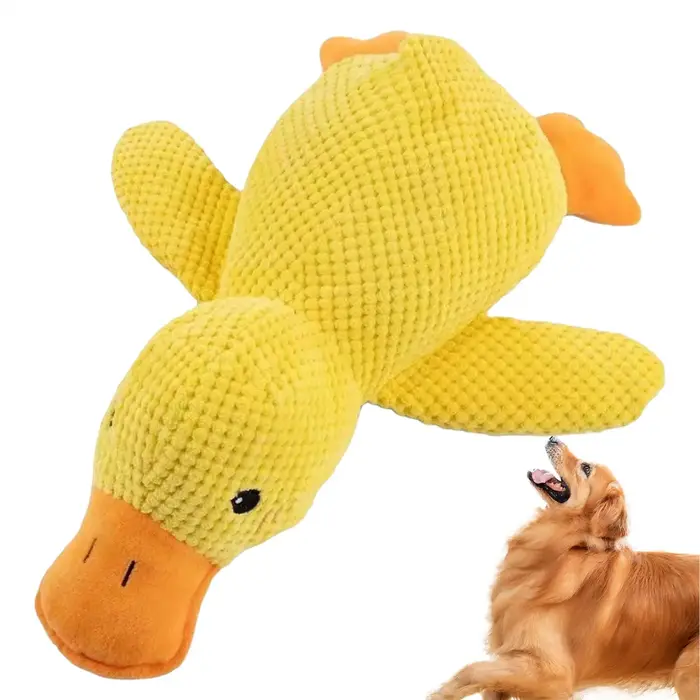 Jouet pour chien Canard Jaune