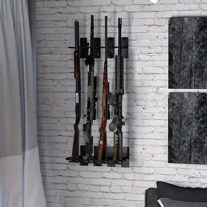Support mural tactique pour fusil