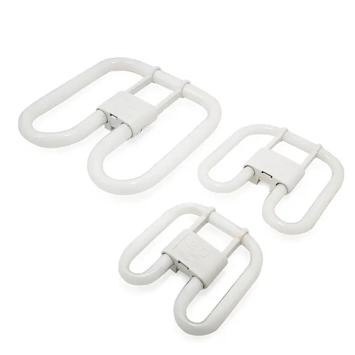 Lampe papillon à quatre broches 220V 2D GR10q 10W 21W 38W, Tube modulateur, ampoule fluorescente tri