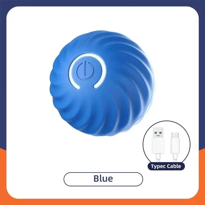 Balle de jeu pour chien, balle automatique qui bouge, rebondit et roule, balle intelligente USB, jou