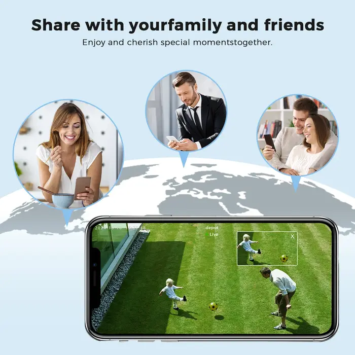 Caméra sécurité extérieure WiFi 10MP 5K double objectif 8MP 4K IA détection humaine PTZ auto-croisière