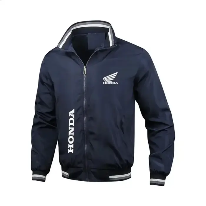 EsHonda moto Gold Wing GL1800 veste imprimée moto course équipe Bomber veste surdimensionné coupe-ve