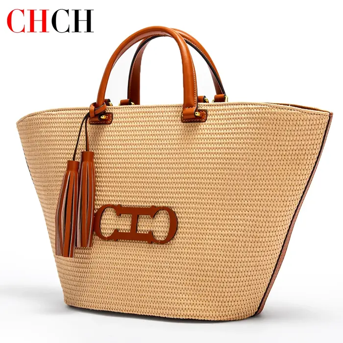 CHCH – sac fourre-tout pour femmes, sac de plage pour vacances, sac de plage, sac de Shopping à main