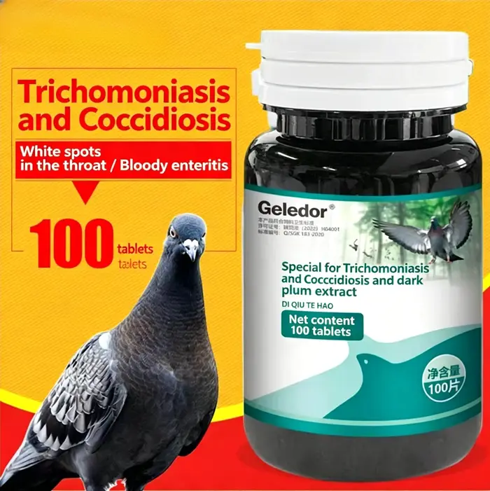 Trichomonas pigeon coccidia : infection deux-en-un