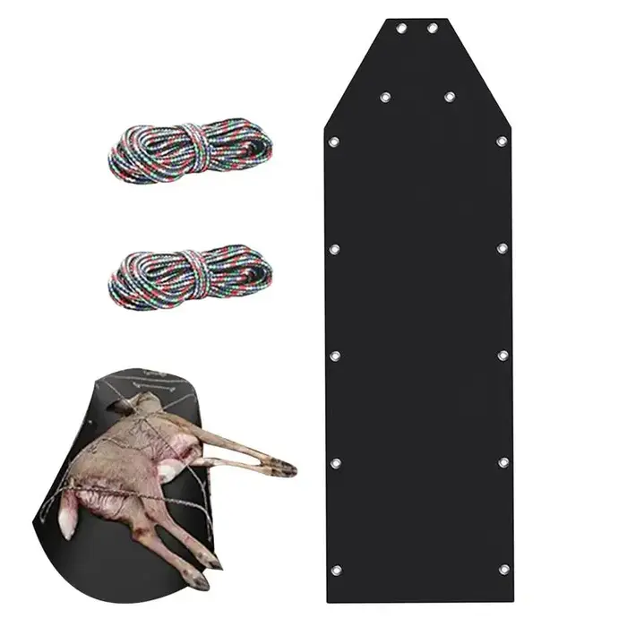Luge transport gibier portable robuste avec corde traction - pour cerfs sangliers antilopes et poissons