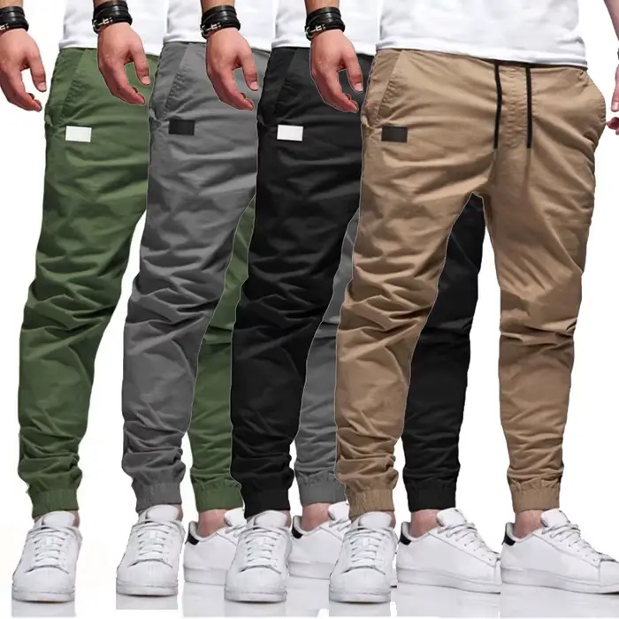 Pantalon cargo chasse homme multi-poches - Sweatpants jogger harem pour activités outdoor tactiques