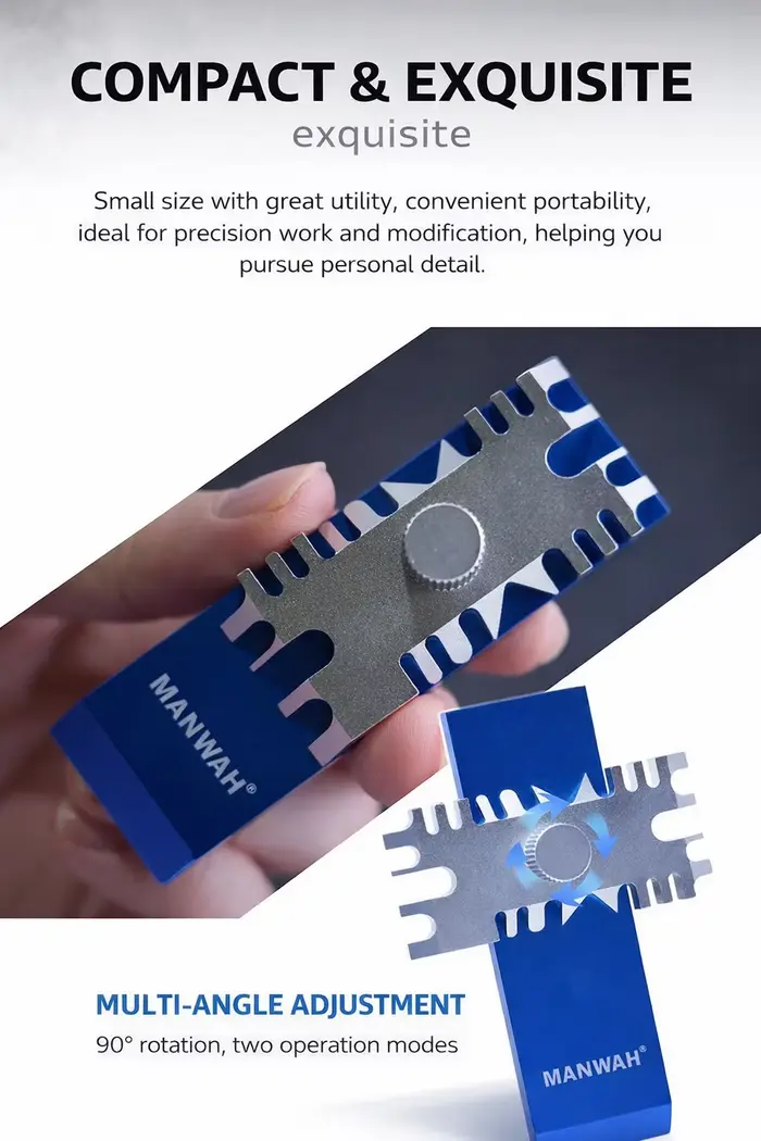 MANWAH MW-2201 Outil multifonctionnel pour la pliage de pièces photo-émaillées, outil de modélisme, bricolage, artisanat pour la fabrication de modèles militaires