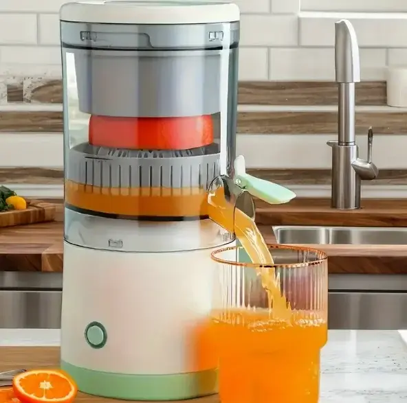 Machine à jus d'orange électrique portable multifonctionnelle avec tasse à frire pour presse-agrumes
