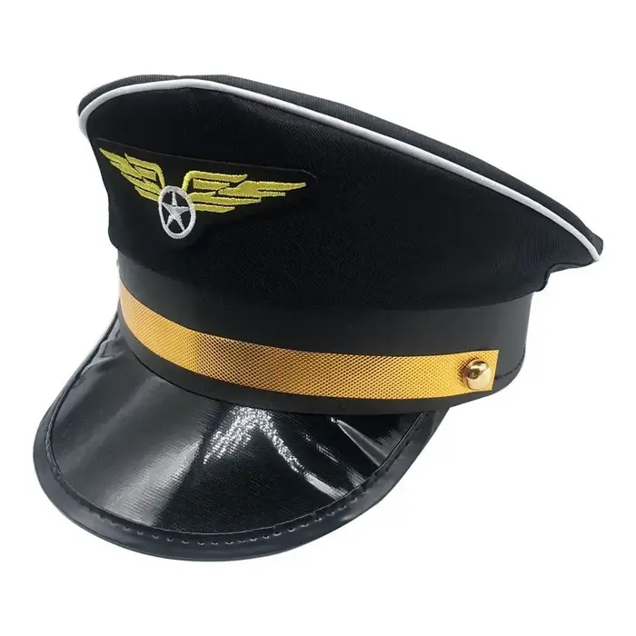 Costume accessoire pilote chapeau compagnie aérienne thème marine