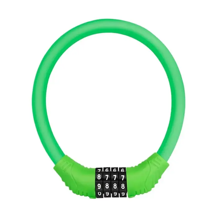 Cadenas antivol à câble pour vélo avec code numérique 4 chiffres, en acier inoxydable, portable, ven