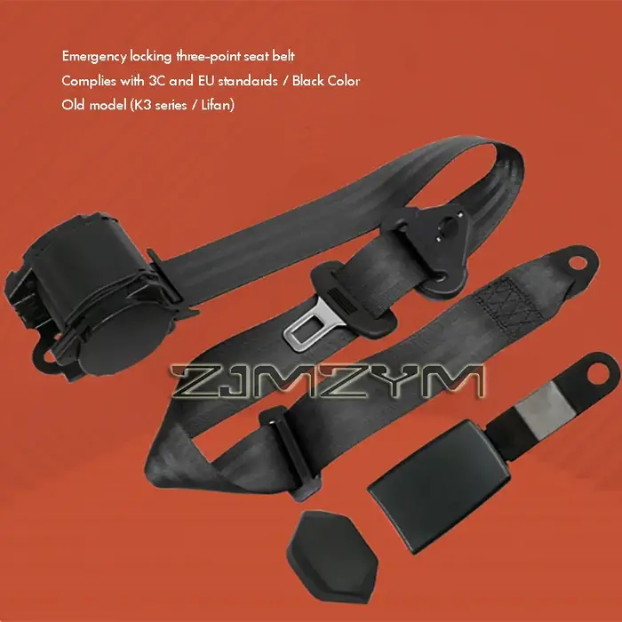 Ceinture de sécurité automatique rétractable universelle, certification Emark réussi, verrouillage d