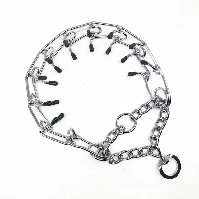 Collier d'entraînement efficace pour chien, avec pointes en caoutchouc confortables, sûr, réglable, 