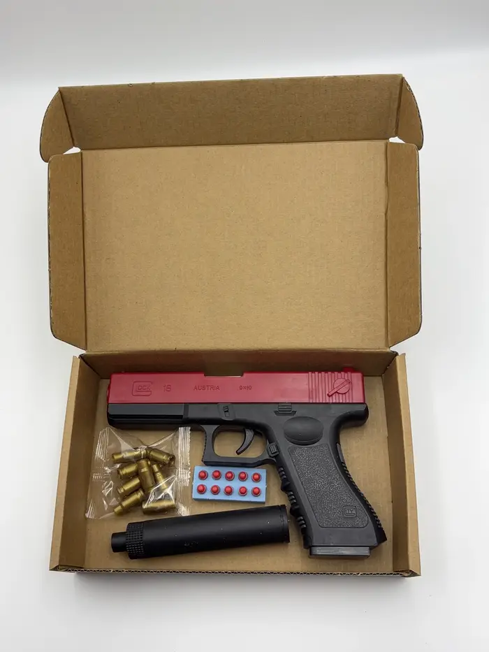 NOUVEAU Pistolet à air comprimé à balles souples de haute qualité, jouet manuel, chargeur bas, laser