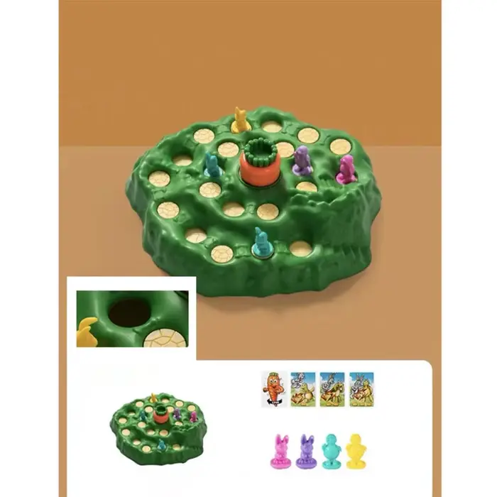 Jeu de société interactif Montessori Éducatif pour enfants : Piège à lapin de campagne