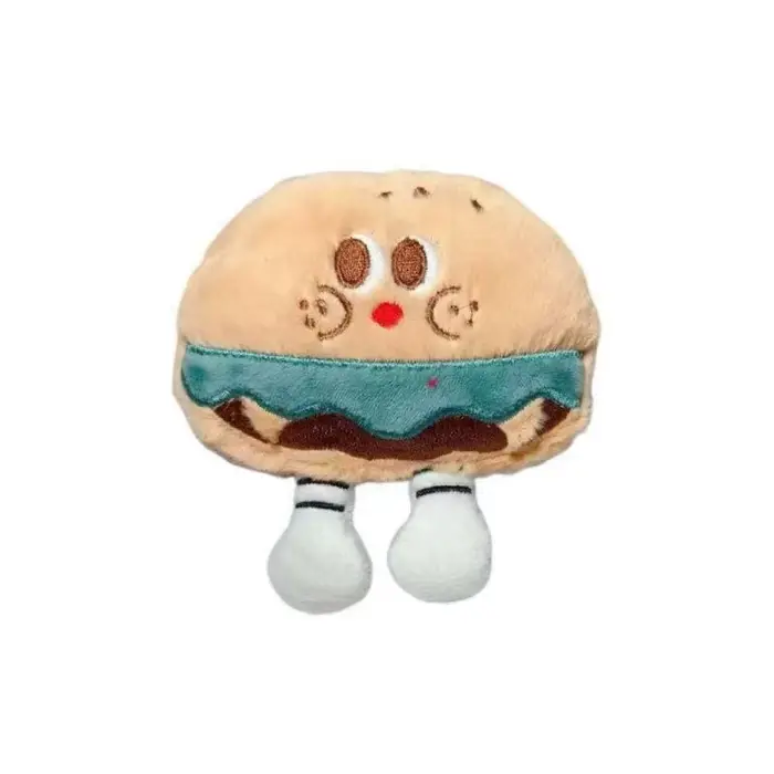 Jouets en peluche couineurs pour chiens, ensemble de jouets à mâcher mignons en forme de nourriture 