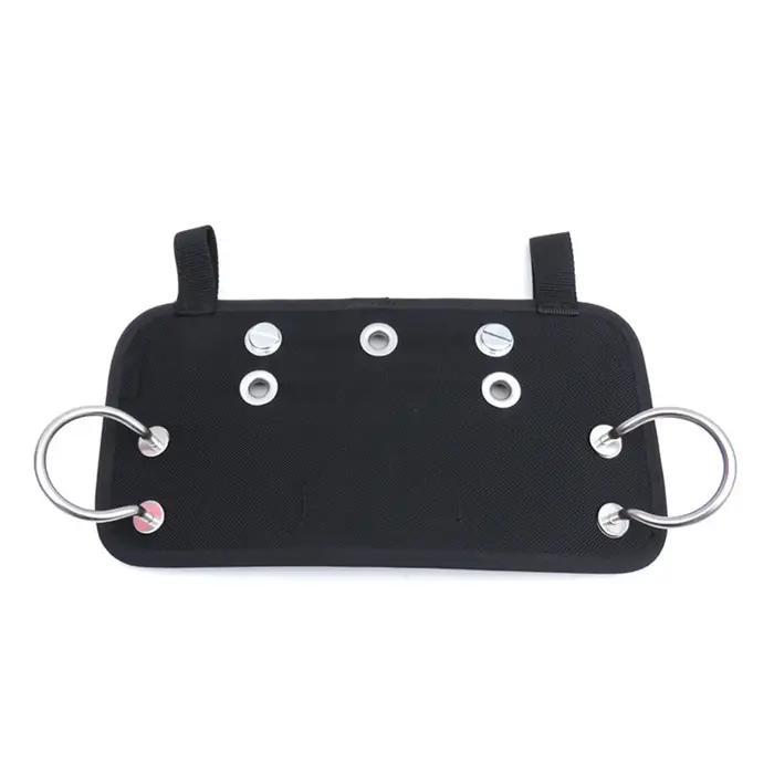 Scuba Diving Squar Butt Plate Stainless Steel Handle for Sidemount BCD with 2