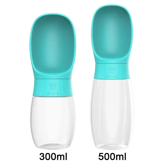 Bouteille d'eau portable pour chien de grande taille 300ml 500ml, gamelle pour petits chiens, chats,
