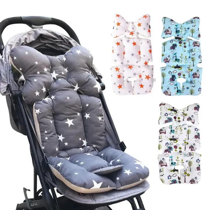 Coton universel bébé poussette voiture chaise haute siège coussin doublure tapis housse protecteur p