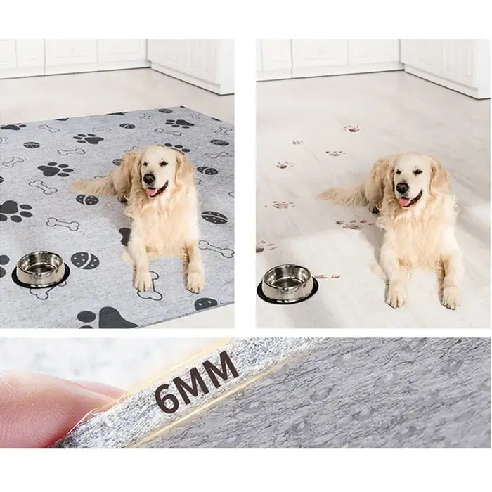 Tapis de lit imperméable et antidérapant pour chiens et chats, tapis de niche et cage, lavable à la main, résistant aux intempéries, adapté à tous les animaux de petite, moyenne et grande taille