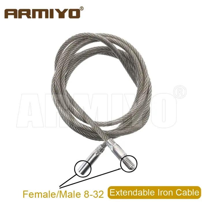Armiyo Gen 2ème Génération – Câble de nettoyage de fusil extensible à l'infini de 5 mm avec brosse e