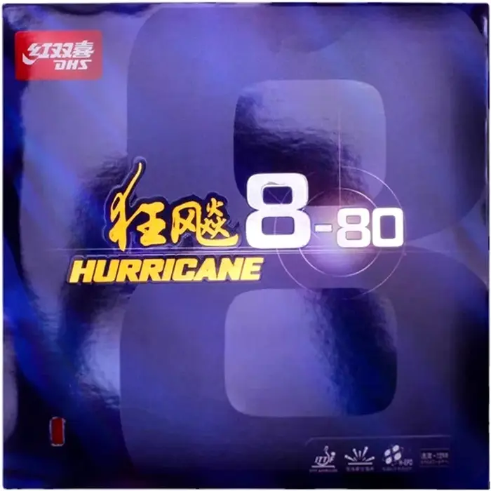 DHS Original Hurricane8-80 Hurricane 8-80 Pips-In H8-80 Tennis De Table en caoutchouc Ping-Pong Teni