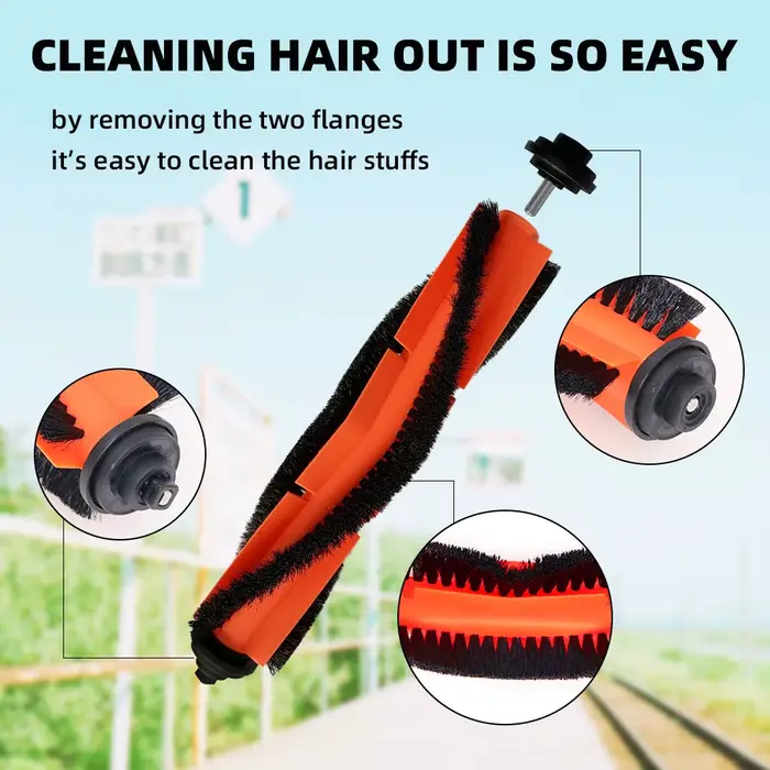 Pour Xiaomi Viomi V3 Max Robot aspirateur brosse latérale principale filtre Hepa vadrouille chiffon 