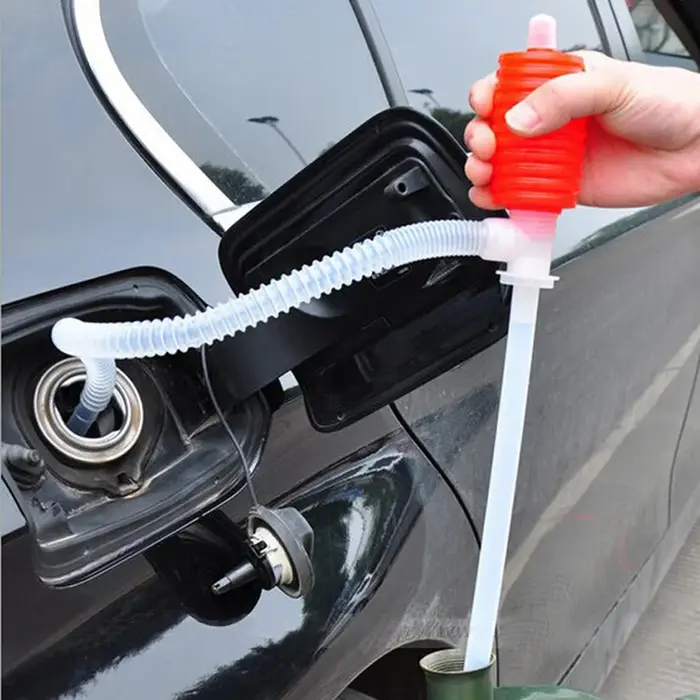 Tuyau de Siphon de voiture Portable, transfert de gaz liquide, pompe à eau manuelle, ventouse d'urge