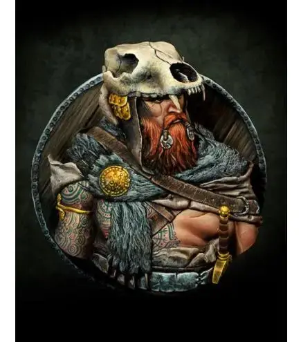 Buste de guerrier ancien Viking Pride, modèle en résine, Kit miniature, non assemblé, non peint, 1/10