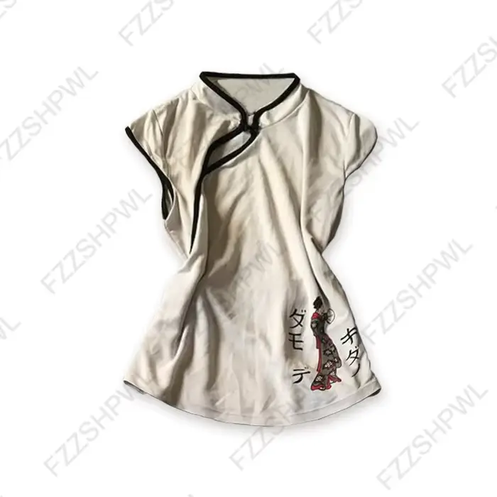 T-shirt à manches courtes pour femmes, vêtements de style chinois, Streetwear, vêtements Vintage de rue, mode Unique, classique et minimaliste