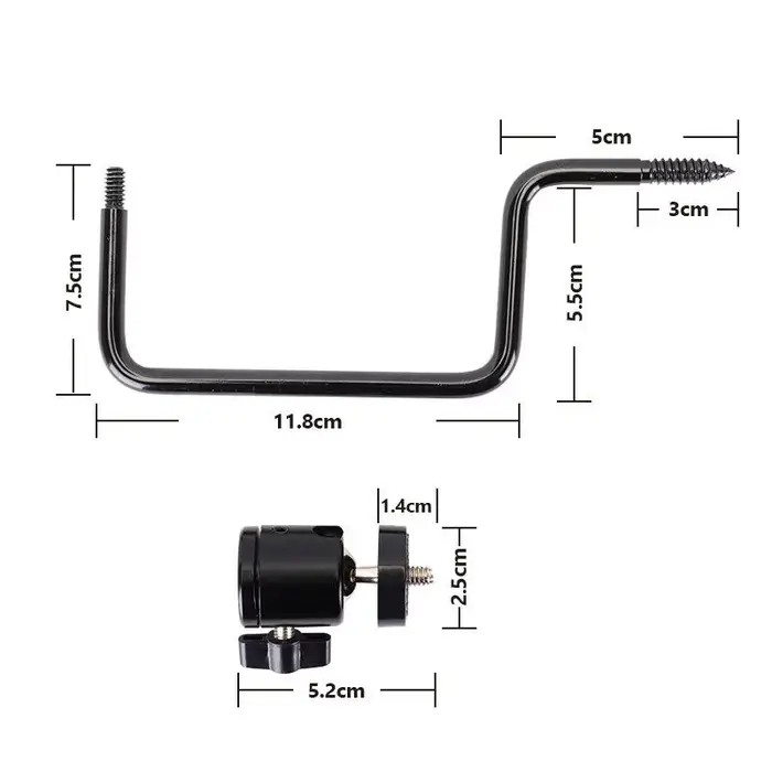 Support d'arbre de caméra de suivi, support d'arbre de caméra de chasse Portable pour jeu de Trailca