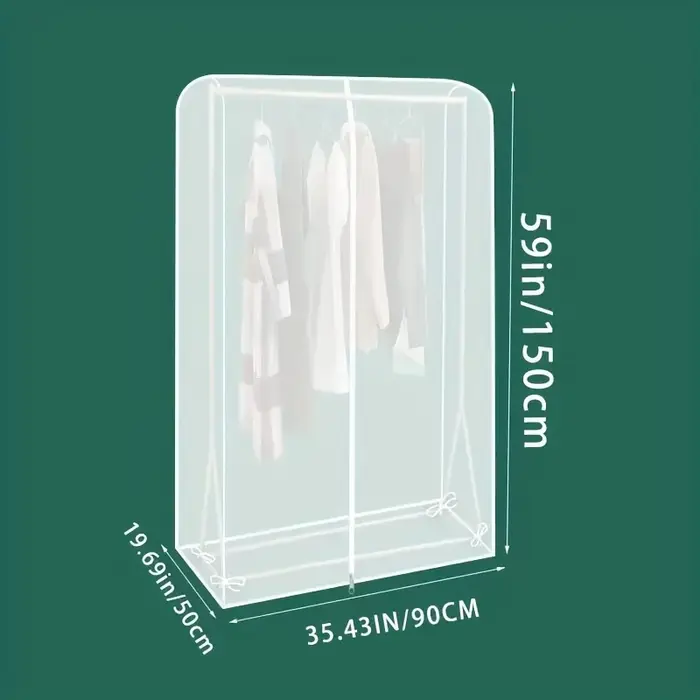 Housse anti-poussière pour vêtements, étui en tissu, housse de costume pour la maison, sac de rangem