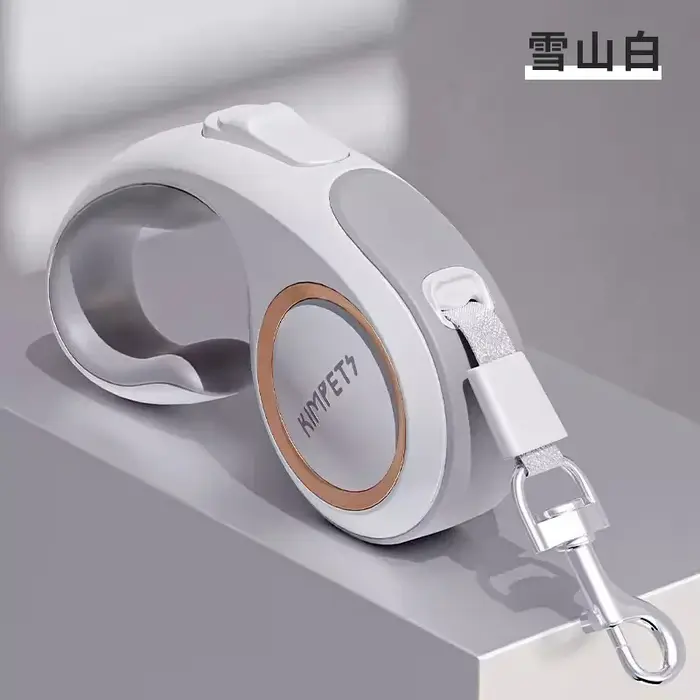 Laisse rétractable automatique en peluche pour chien, laisse pour chien et chat, laisse de marche po