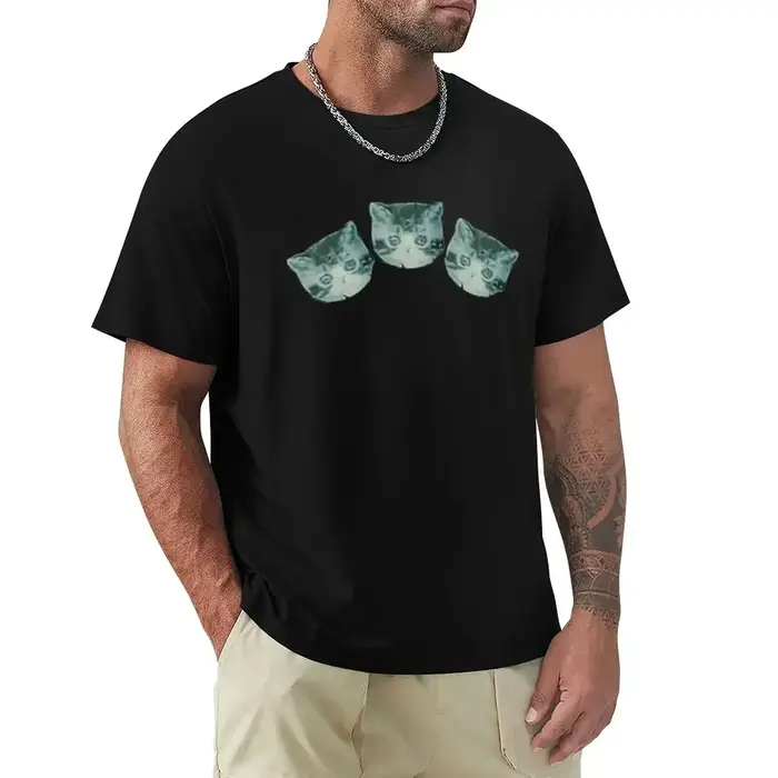 Chat laid Boris Pavlikovsky t-shirt Y2K imprimé coton t-shirt graphique t-shirt bande dessinée t-shi