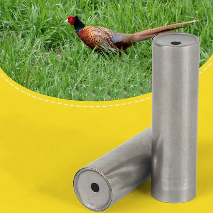 Sifflet chasse faisan acier extérieur - Appel oiseaux pour chasseur - Matériel chasse faisan