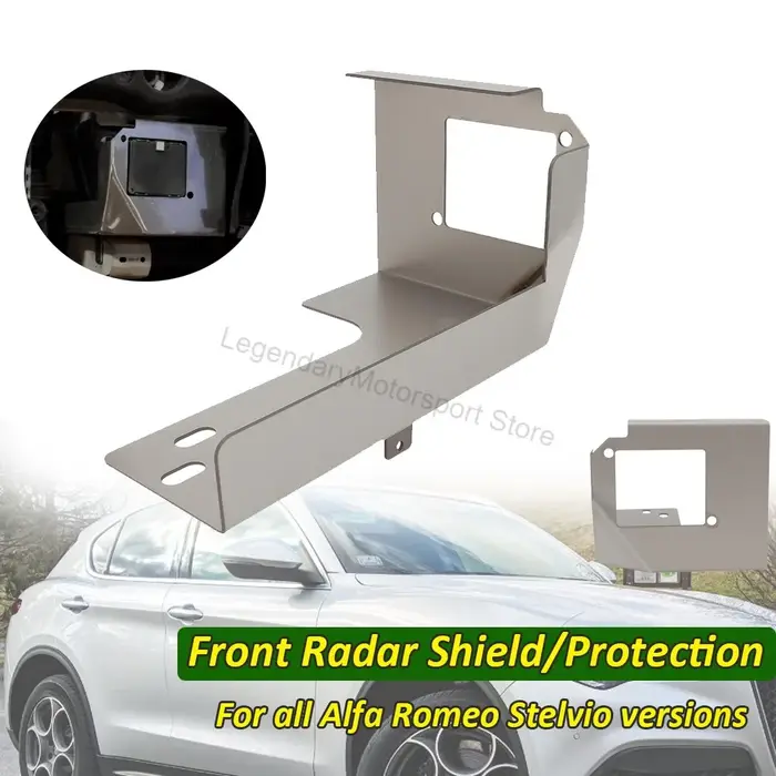 Bouclier de Protection antivol Radar pour Alfa Romeo Stelvio Iorn, support de sécurité Transparent, 
