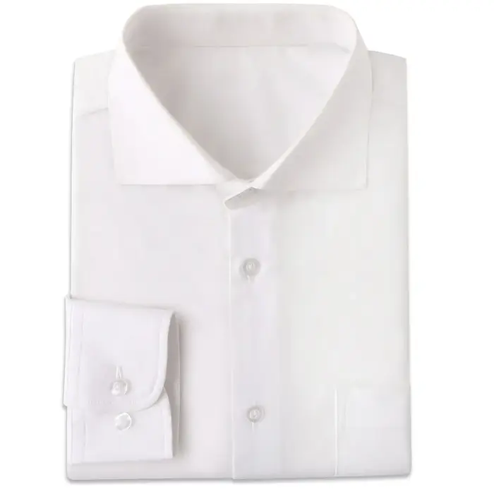 Chemises habillées blanches confortables et résistantes aux rides pour hommes, sur mesure, noires, s