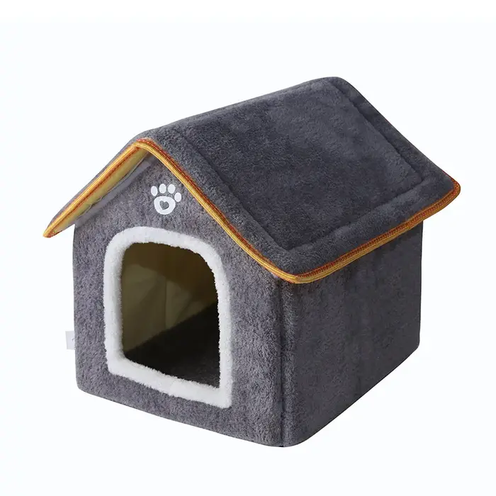 Maison pour animaux de compagnie quatre saisons, matériau résistant à la saleté, détachable, lavable